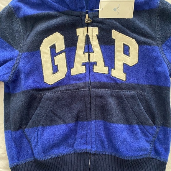 GAP Baby Navy and Royal Blue Hoodie - Picture 2 of 5